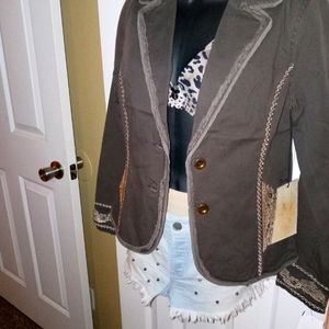Cool summer nights embellished jacket